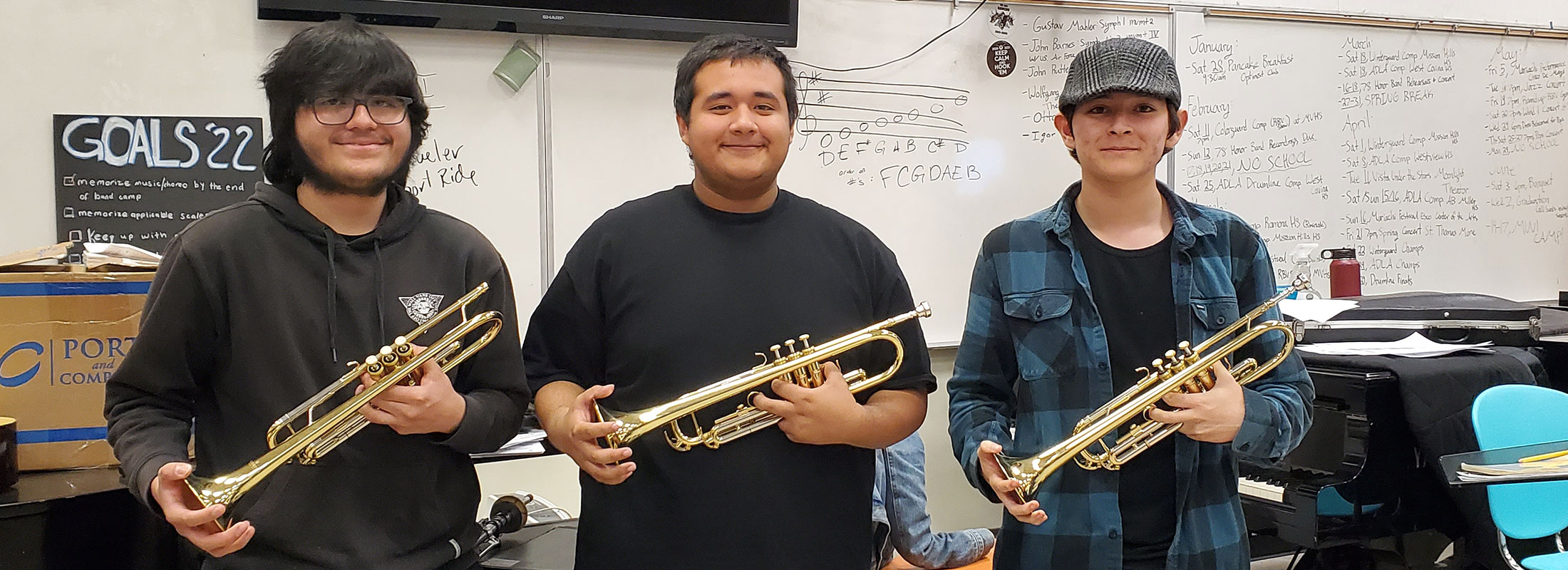 trumpets